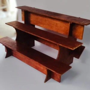 3 Step golu padi stand with 4 feet wide width