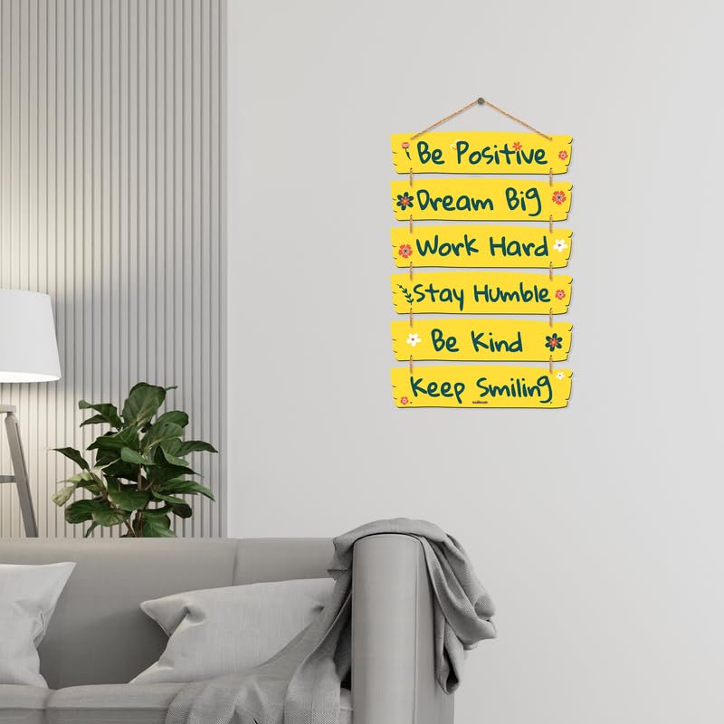 KaaHego MDF Wall Hanging Set, Glossy Lamination Finish Wall Art for Home, Office & Gifting