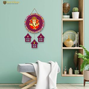 KaaHego Ganesh Decorative Wall Art MDF Wooden Wall Hanger