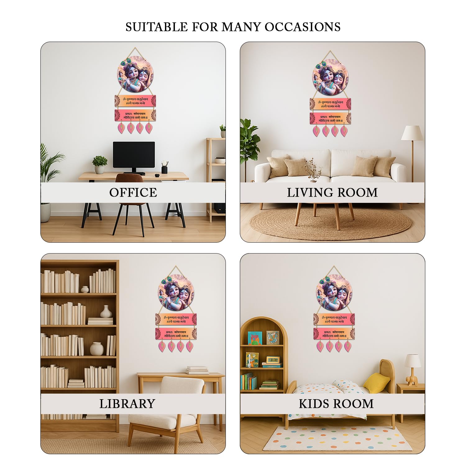 KaaHego Beautiful Artworks Wall Shelf for Bedroom Decorative Wall Art - Image 2