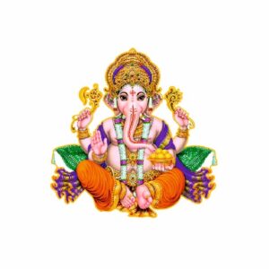 KaaHego GOD Ganesh MDF Fridge Magnets Pack Of 2