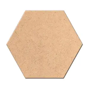 KaaHego Wooden Hexagon Plain MDF Base for Painting,Mandala Art,Dot Mandala Art,Resin Art and Many More (4 INCH).