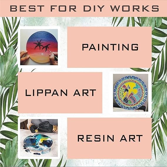 KaaHego Cut MDF Wood Design Circle Design Rangoli Drawing DIY Cutout for Arts and Crafts Purpose,Home Decor,lippan Art Decoration. - Image 3