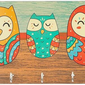 KaaHego Owl Family Key Stand for Wall.