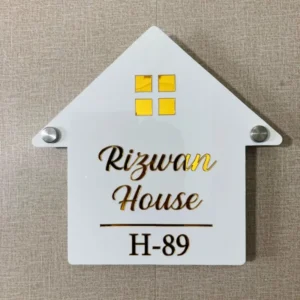 KaaHego Plate for Home Entrance, Door Name Plate With Font Plate color Options | Name Plate For Home, Office & Outdoor Entrance