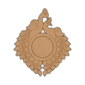 KaaHego  MDF Diya Stand 6 Inch Handmade Craft Base for Lippan, Mandala, Painting & Festive Decor (Pack of 1)