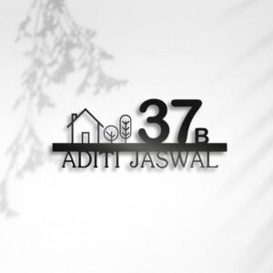 KaaHego  House Number Address Signs, Personalized Acrylic Address Plaque, Outdoor Housewarming Gift.