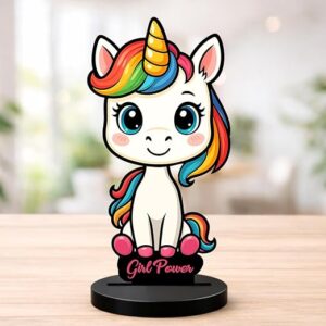 KaaHego Wooden Funny Quotes Table Decoration Showpiece for Office Desk & Home Decor | Engineered Wood Modern Art Stand | Living Room Center Table Decorative Gift Item